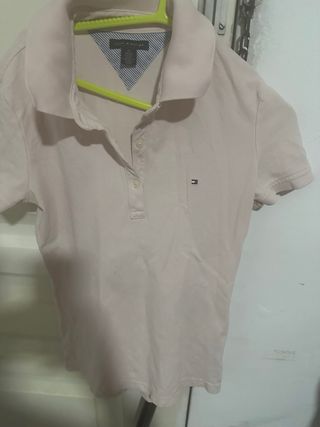 Polo Tommy Hilfiger Rosa Talla XS