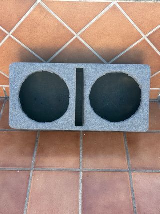 Cajón para Subwoofer 12 Doble
