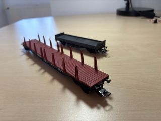 2 Vagones Mercancías H0 Tren