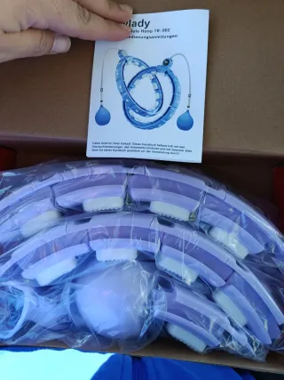 Aro Hula Hoop Ajustable con Peso para ejercicios