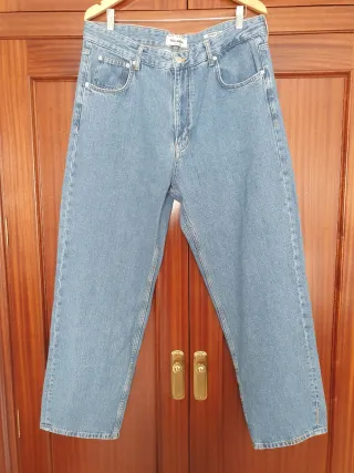 Pantalón vaquero Pull&Bear baggy fit talla 46