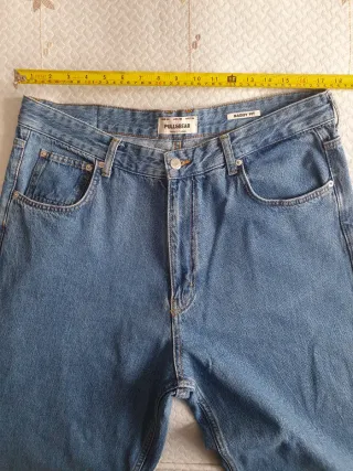 Pantalón vaquero Pull&Bear baggy fit talla 46