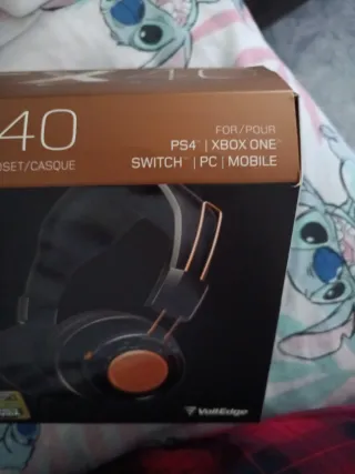 Auriculares Gaming VoltEdge TX40 PS4/Xbox/Switch