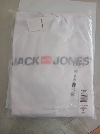 Sudadera Jack & Jones Blanca Talla XL
