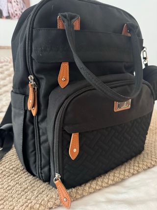 Mochila para bebe con cambiador y chupetero