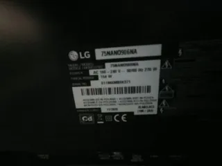 TV LG 75 Nanocell - Panel Roto