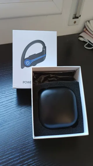 Auriculares Power Q21 PRO Negro/Azul