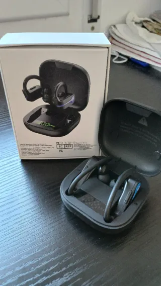 Auriculares Power Q21 PRO Negro/Azul