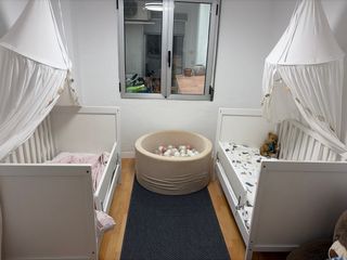 2 x Cuna IKEA SUNDVIK Blanca 60x120 + Colchón