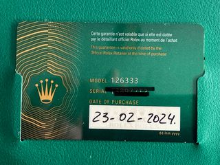 Rolex Oyster Perpetual Datejust 126333 2024