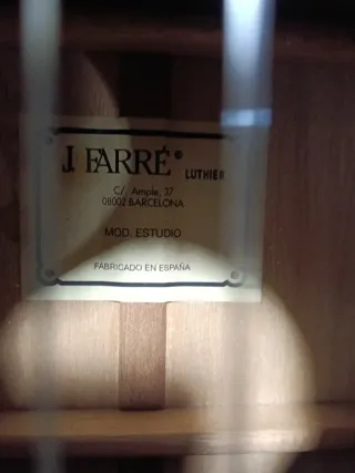 Guitarra Flamenca J. Farre Hecha a Mano