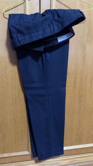 Traje Zara Azul Marino Completo talla S