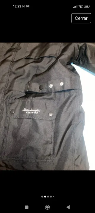 Chaquetón Lamborghini Talla XXL Negro