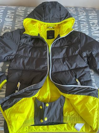 Chaqueta Esquí Wed'ze JKT 300 Gris/Amarillo
