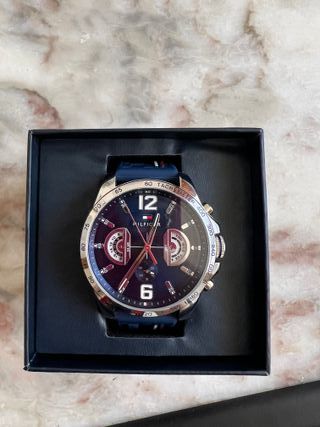 Reloj Tommy Hilfiger Azul y Plateado