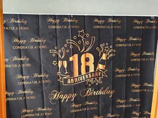 Fondo Decoración Cumpleaños 18 Años