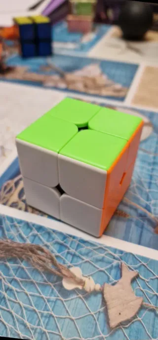 Cubo Rubik 2x2 Stickerless Speedcubing