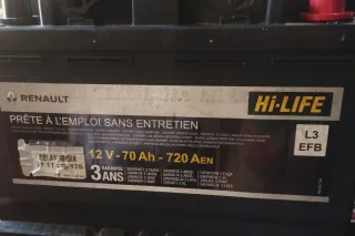 Batería Coche 70Ah 720A