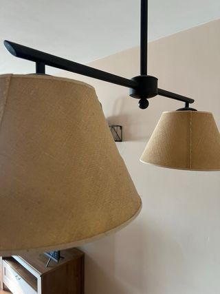 Lámpara de techo rústica