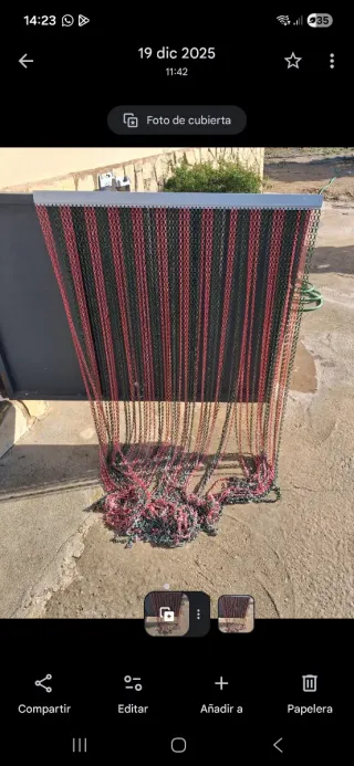 Cortina in alluminio tricolore 1,90x2m