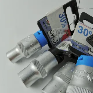 Juego de llaves de vaso SAE