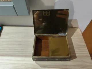 Caja Musical Damasquinado Vintage