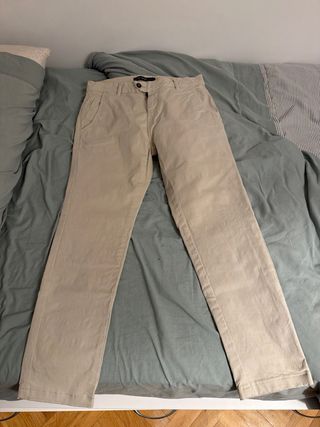 Pantalones Chinos Beige silbon