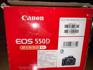 Canon EOS 550D EF-S 18-55 IS Kit Cámara