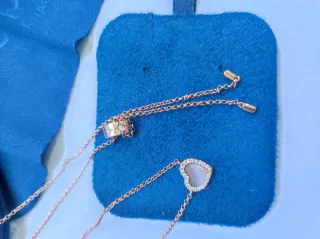 Collar APM Monaco Corazón Plat y anillo