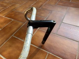 Manillar y potencia bici carretera antigua