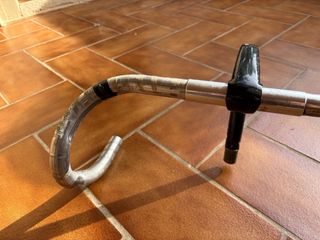 Manillar y potencia bici carretera antigua