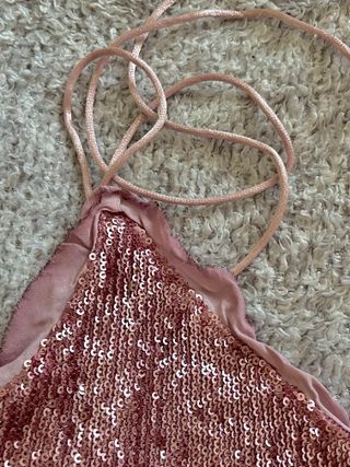 Top rosa lentejuelas El Corte Inglés | Nuevo