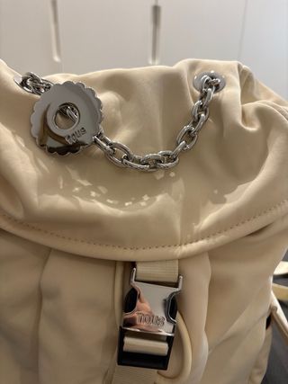 Mochila Tous Beige y Plata
