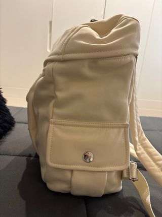 Mochila Tous Beige y Plata