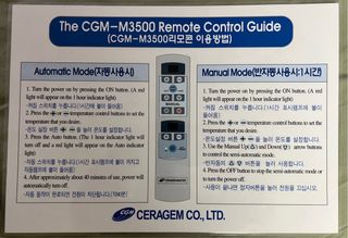 Camilla de masajes Ceragem CGM-M3500