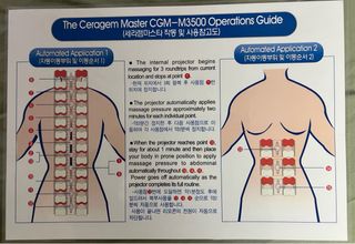 Camilla de masajes Ceragem CGM-M3500