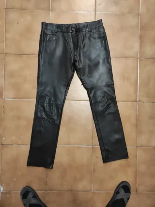 Pantalones de cuero custom para moto