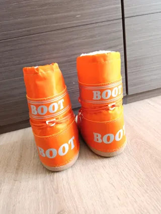 Botas de nieve infantil Talla 29-31 Naranja