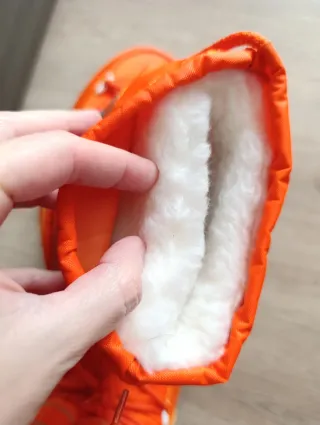 Botas de nieve infantil Talla 29-31 Naranja