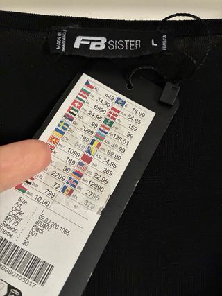 Vestido fiesta negro plateado