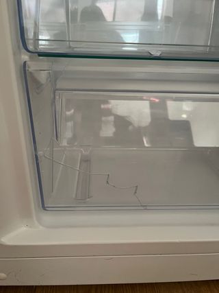 Nevera con refrigerador IKEA blanca