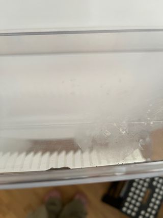 Nevera con refrigerador IKEA blanca