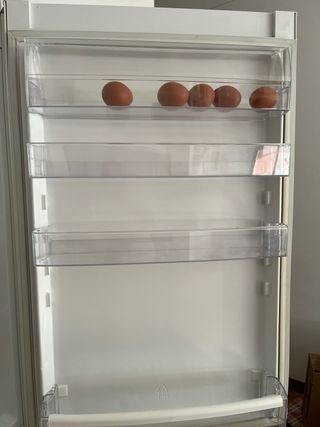 Nevera con refrigerador IKEA blanca