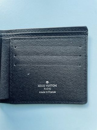 Cartera Louis Vuitton Monogram Negra Gris