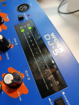 Mesa de Mezclas DJ Work DJ-5 Azul