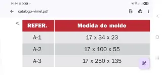 Moldes para bobinadora