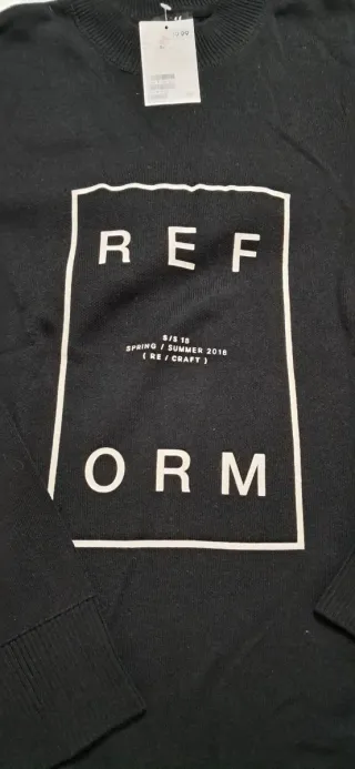 Jersey H&M Negro Talla M