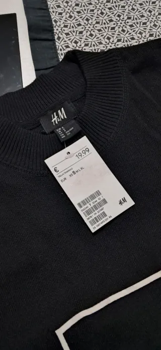 Jersey H&M Negro Talla M
