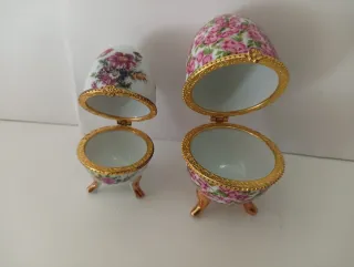 HUEVOS DE PORCELANA DECORADOS