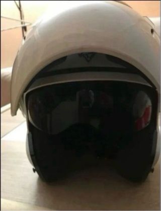 Casco Modular Moto Blanco Nuevo
